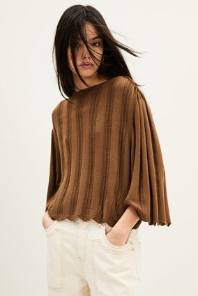 Ba&sh Soren Sweater - Brown