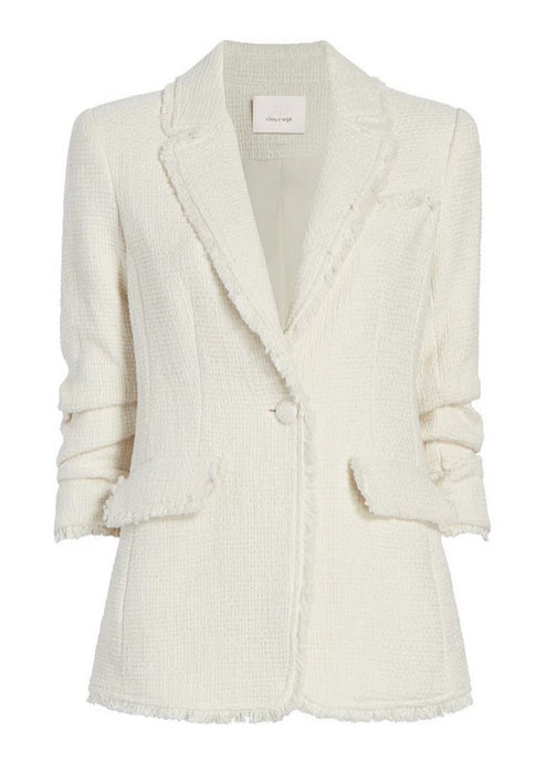 Cinq a Sept Boucle Khloe Blazer - Gardenia
