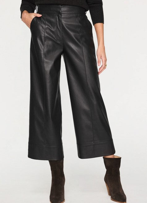 Brochu Walker Odele Cropped Pant - Black Onyx