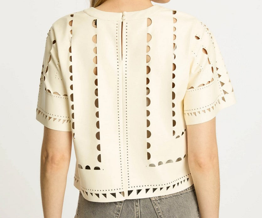 Caballero anisa Top - Antique White