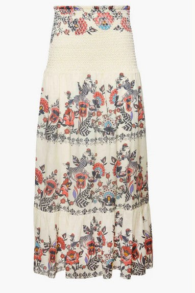 Caballero Chablis Skirt - Zebra Leaf