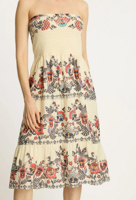 Caballero Chablis Skirt - Zebra Leaf