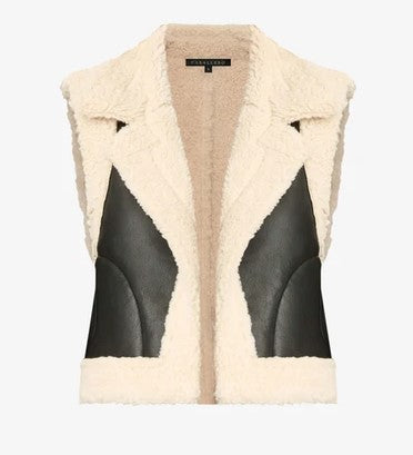 Caballero Cove Vest - Black/Cream