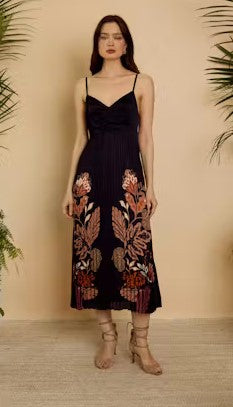Caballero Donna Dress - Crouching Cheetah Black