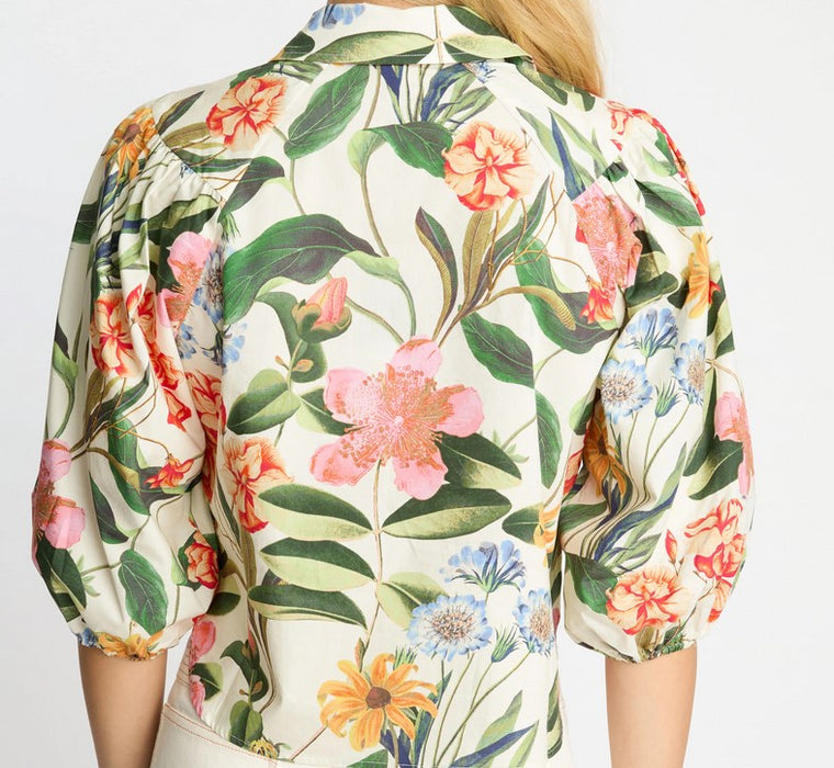 Caballero Juliette Top - Buttercream Floral