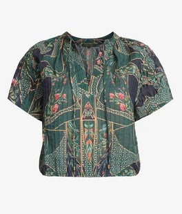 Caballero Zola Top - Patchwork Flower