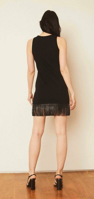 Caballero Lana Fringe Dress - Black