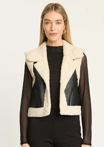 Caballero Cove Vest - Black/Cream