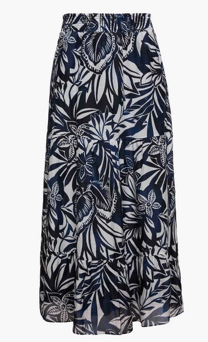 Caballero Collection Laney Skirt - Woodblock Palm