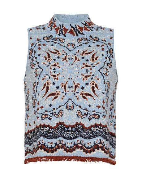 Cara Cara NYC Julissa Top - Paisley Scarf