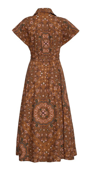 Cara Cara NYC Sawyer Dress - Bandana Carmel