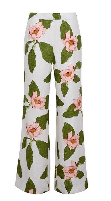 Cara Cara NYC Sunflower Pant - Lotus Ivory