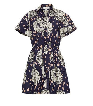Cara Cara Ashbury Mini Dress - Dotted Floral Navy