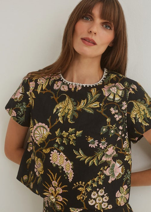 Cara Cara NYC Hudson Top - Clover Black