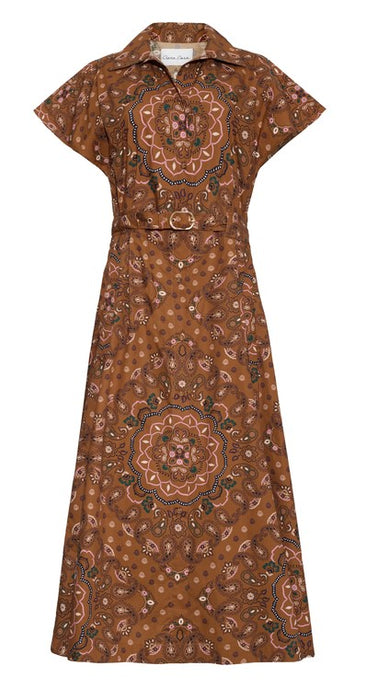 Cara Cara NYC Sawyer Dress - Bandana Carmel