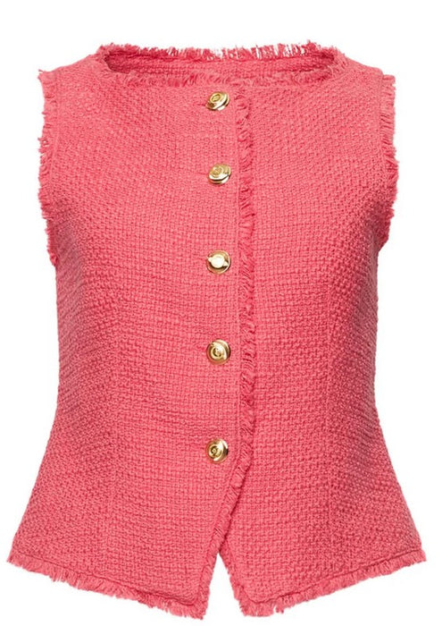 Cinq a Sept Camen Vest - Sunset Blush