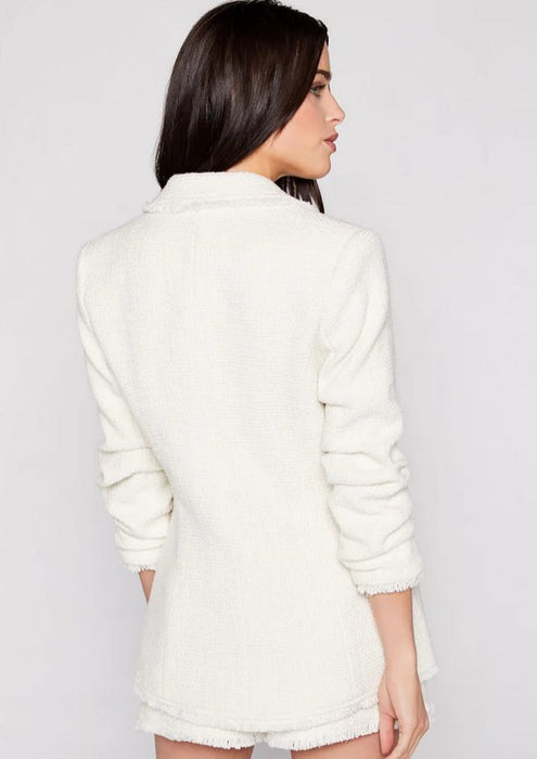 Cinq a Sept Boucle Khloe Blazer - Gardenia