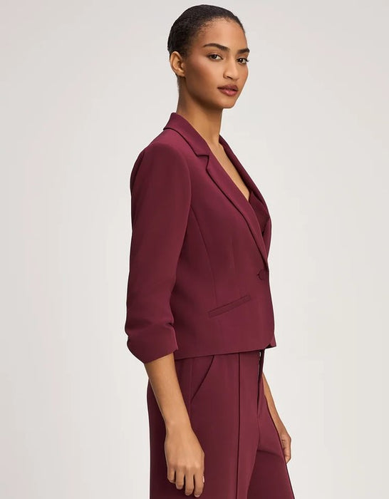 Cinq a Sept Let Petite Khloe Blazer - Dark Cherry