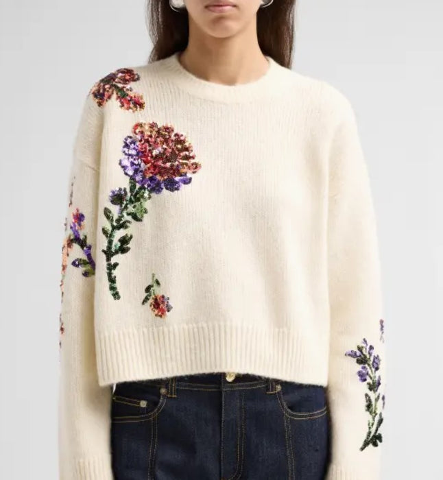 Cinq a Sept Esmerine Pullover - Ivory