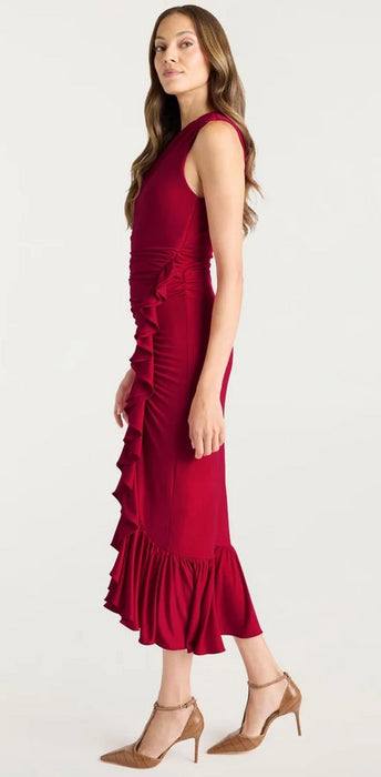 Cinq a Sept Fatima Dress - Burgandy Plum