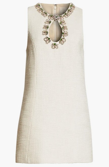 Cinq a Sept Franchelle Crystal Tweed Dress - Gardenia Shop Fuschia Cinq a Sept Franchelle Crystal Tweed Dress - Gardenia Shop Fuschia