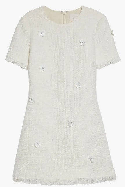 Cinq a Sept Henrietta Floral Dress - Gardenia