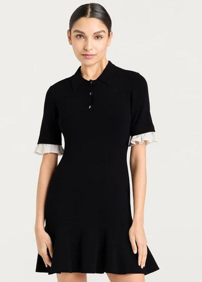 Cinq a Sept Keaton Dress - Black/Ivory