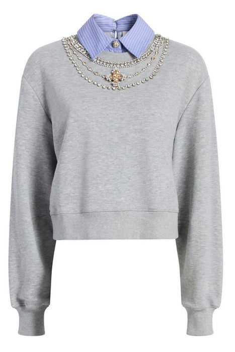 Cinq a Sept Lavina Pullover - Heather Grey