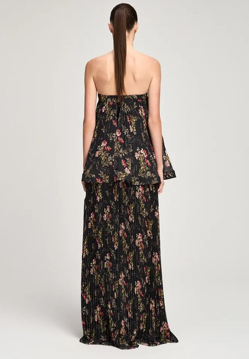 Cinq a Sept Love Letter Rosaline Gown - Black Multi