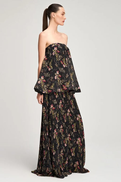 Cinq a Sept Love Letter Rosaline Gown - Black Multi