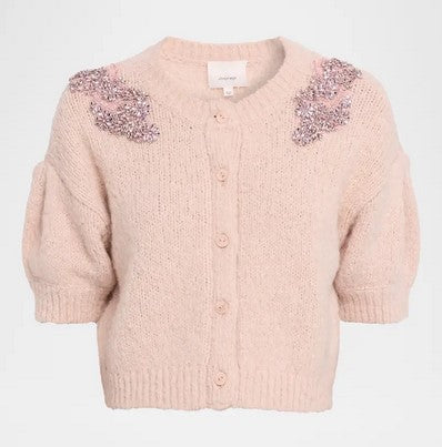 Cinq a Sept Millicent Cardigan - Blush Pink
