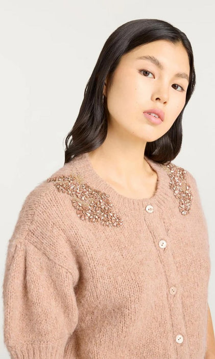 Cinq a Sept Millicent Cardigan - Light Russet
