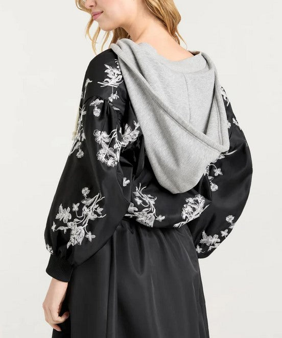 Cinq a Sept Wildflower Ollie Jacket - Black/Ivory