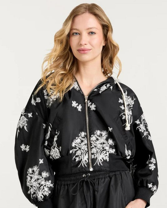 Cinq a Sept Wildflower Ollie Jacket - Black/Ivory