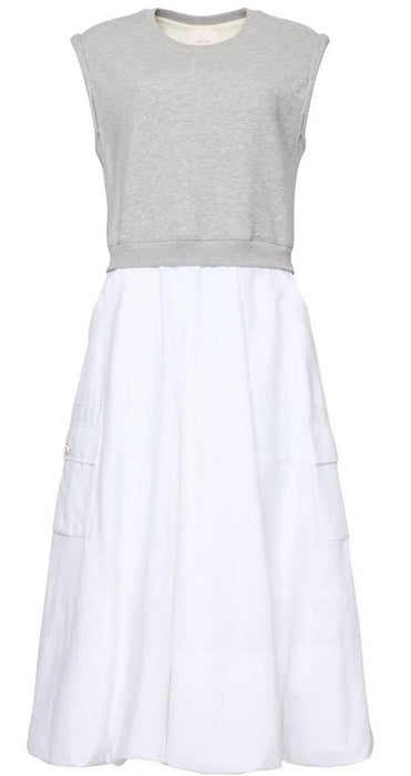 Cinq a Sept Parker Dress - Heather Grey/White