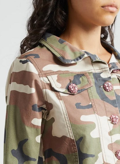 Cinq a Sept Regina Camo Jacket - Camo