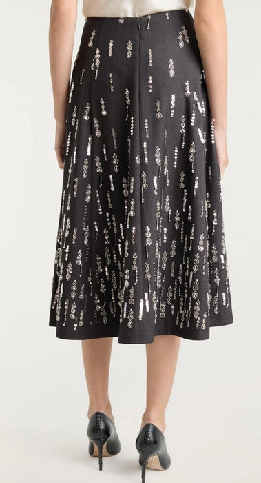 Cinq a Sept Selene Skirt - Charcoal Multi