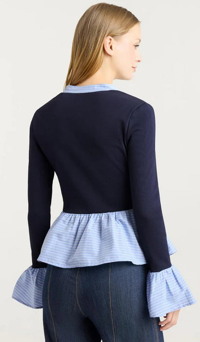 Cinq a Sept Skai Top - Navy