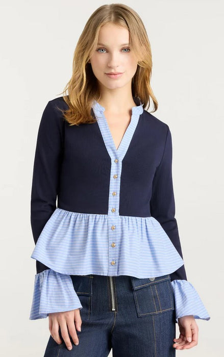 Cinq a Sept Skai Top - Navy