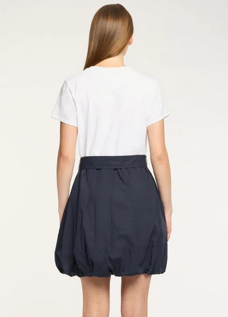 Cinq a Sept Taylon Dress - White/Navy