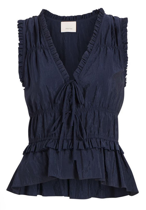 Cinq a Sept Taylum Top - Navy