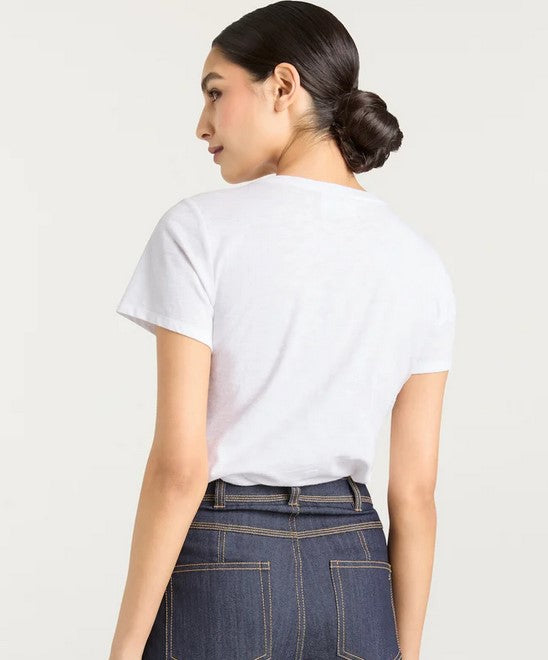 Cinq a Sept Western Amout Shrunken Tee - White