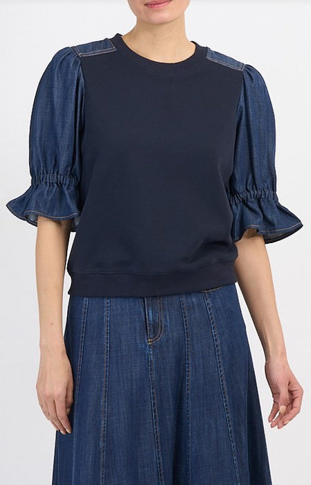 Cinq a Sept Blake Top - Navy