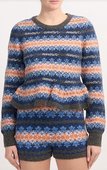 Cinq a Sept Evelyn Pullover Sweater - Charcoal