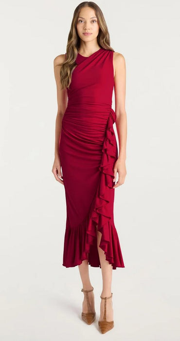 Cinq a Sept Fatima Dress - Burgandy Plum
