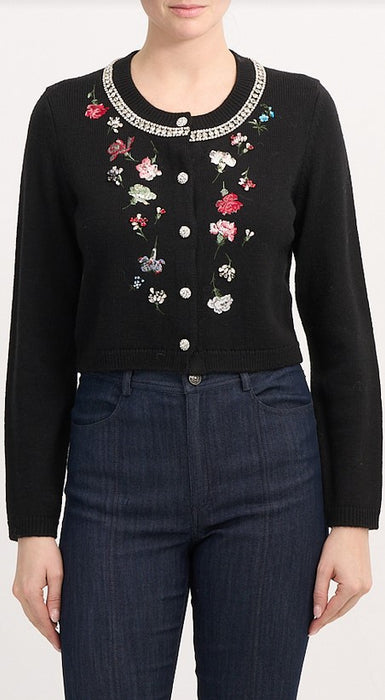 Cinq a Sept Isolde Tumbling Carnation - Black Multi
