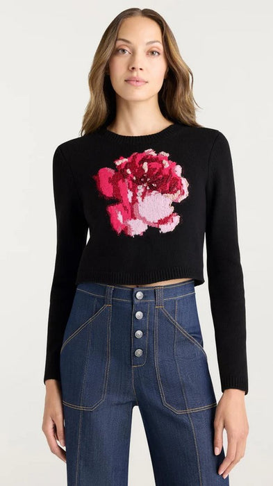 Cinq a Sept Heritage Rise Issa Sweater - Black