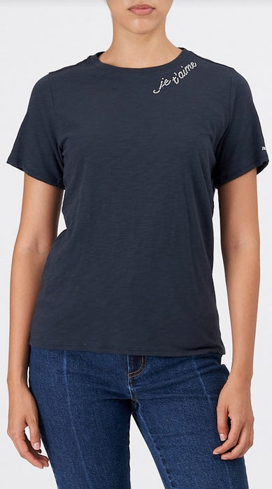 Cinq a Sept Je'Taime Tee - Navy