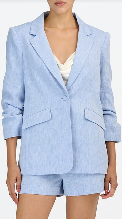 Cinq a Sept Linen Kylie Blazer - Ultramarine