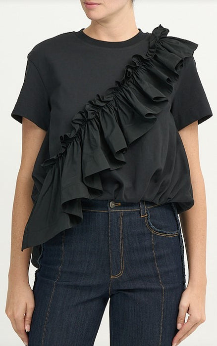 Cinq a Sept Lottie Top - Black